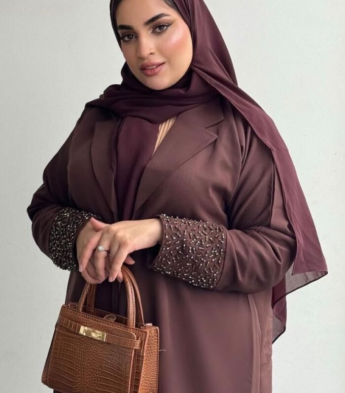 Button Front Abaya