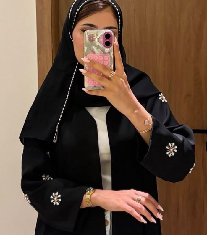 Embellished Sleeve Detail Abaya